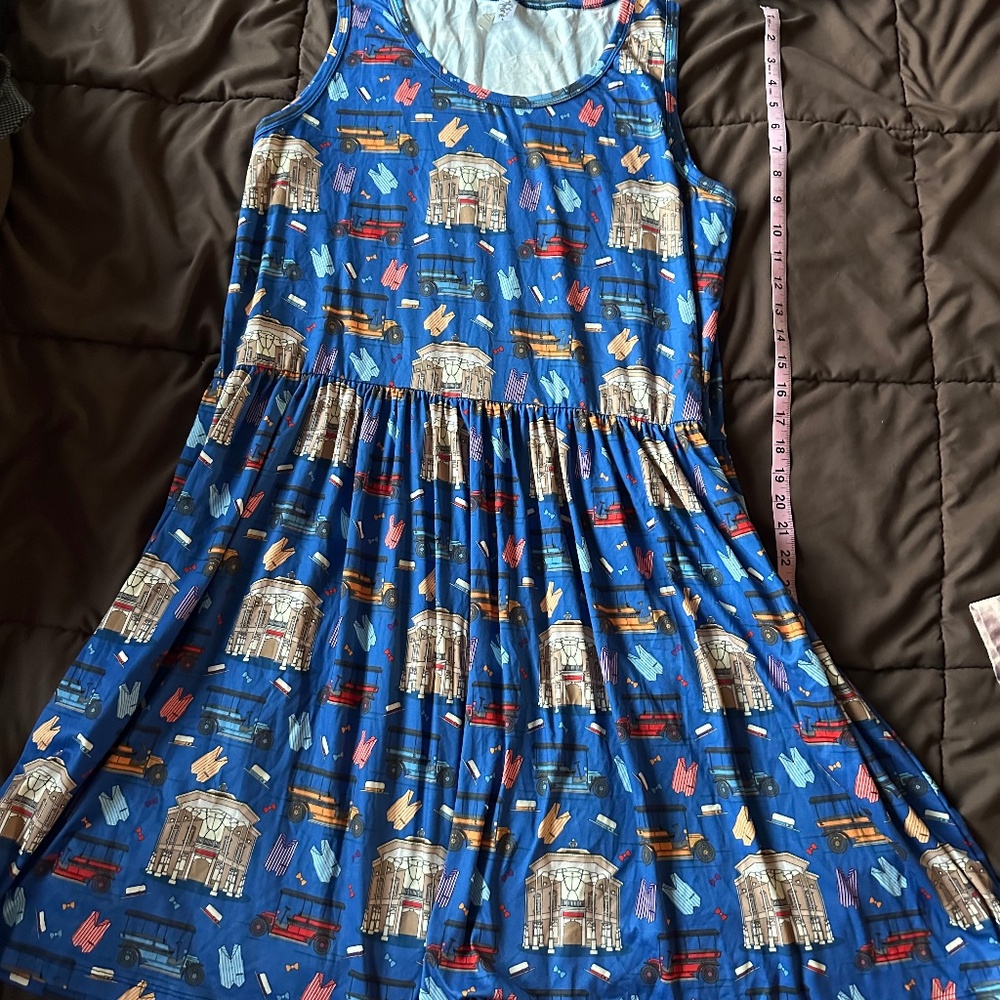 Ambrie Main Street USA skater dress large